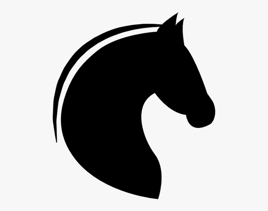 Horse Head Mask Chess Knight Computer Icons - Horse Head Silhouette Png, Transparent Clipart