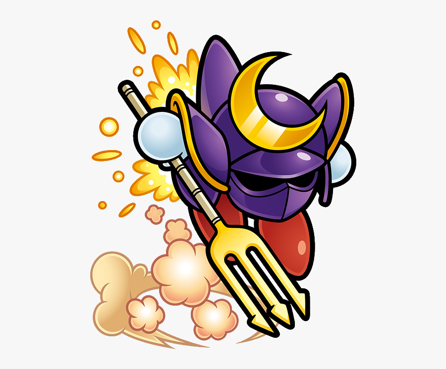Kssu Trident Knight Artwork - Meta Knight Crew, Transparent Clipart