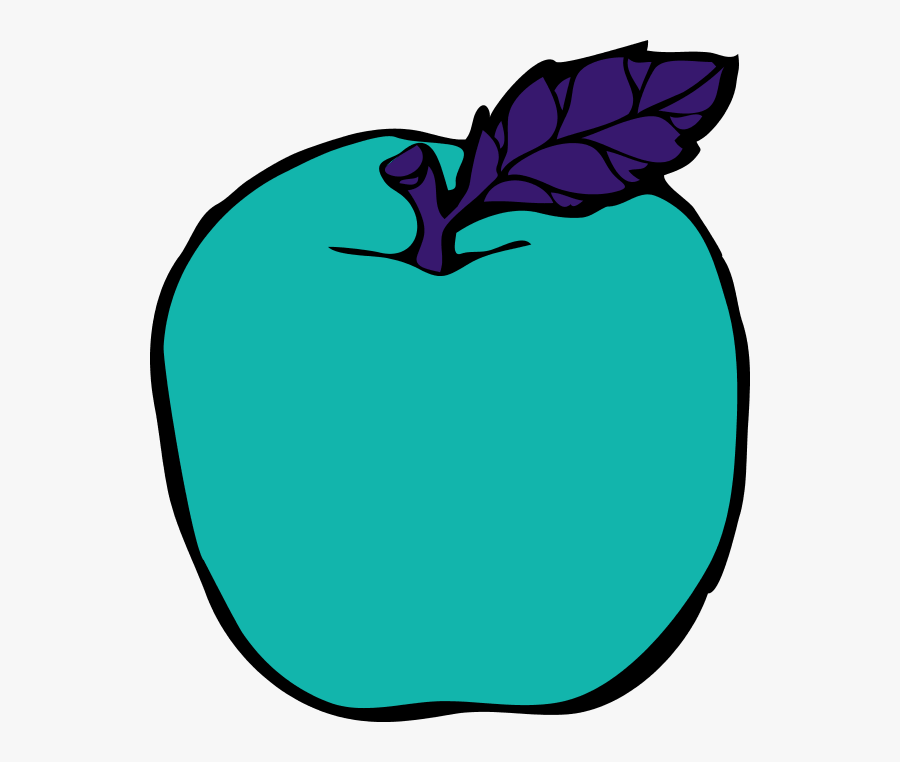 Apple Leaf Clip Art - Pink Apple Clip Art, Transparent Clipart