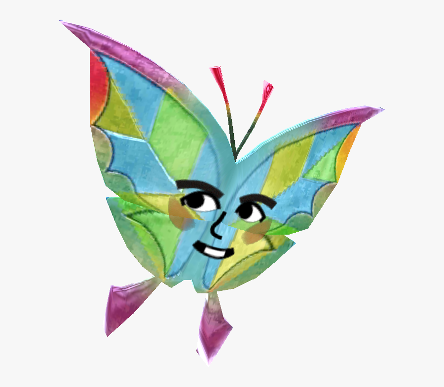 Butterfly Scaredy Cat Miitopia Wiki Fandom Powered - Death Butterfly Miitopia, Transparent Clipart