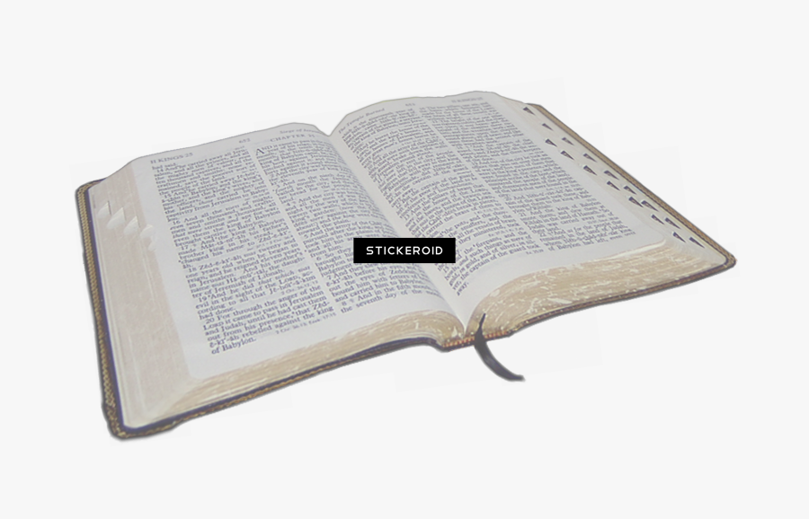 Transparent Open Bible Clipart Black And White - Book, Transparent Clipart