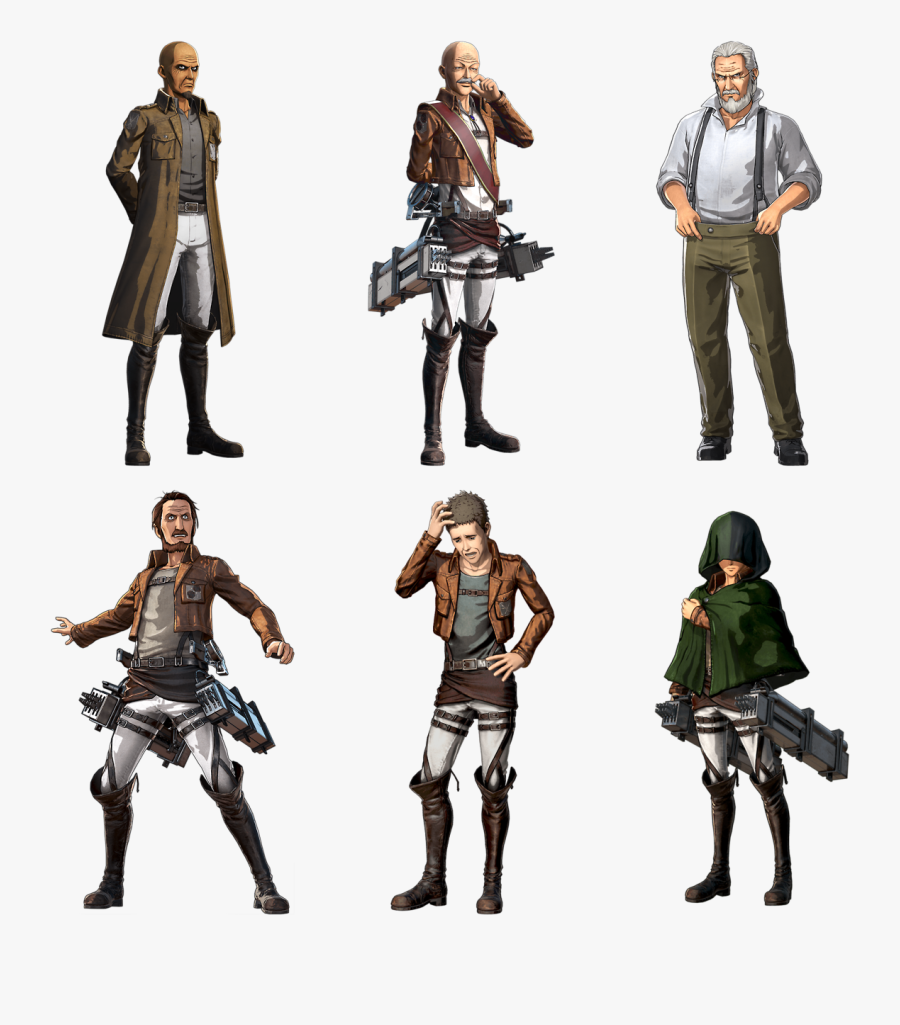 Clip Art Shingeki No Kyojin News - Attack On Titan Game Characters, Transparent Clipart