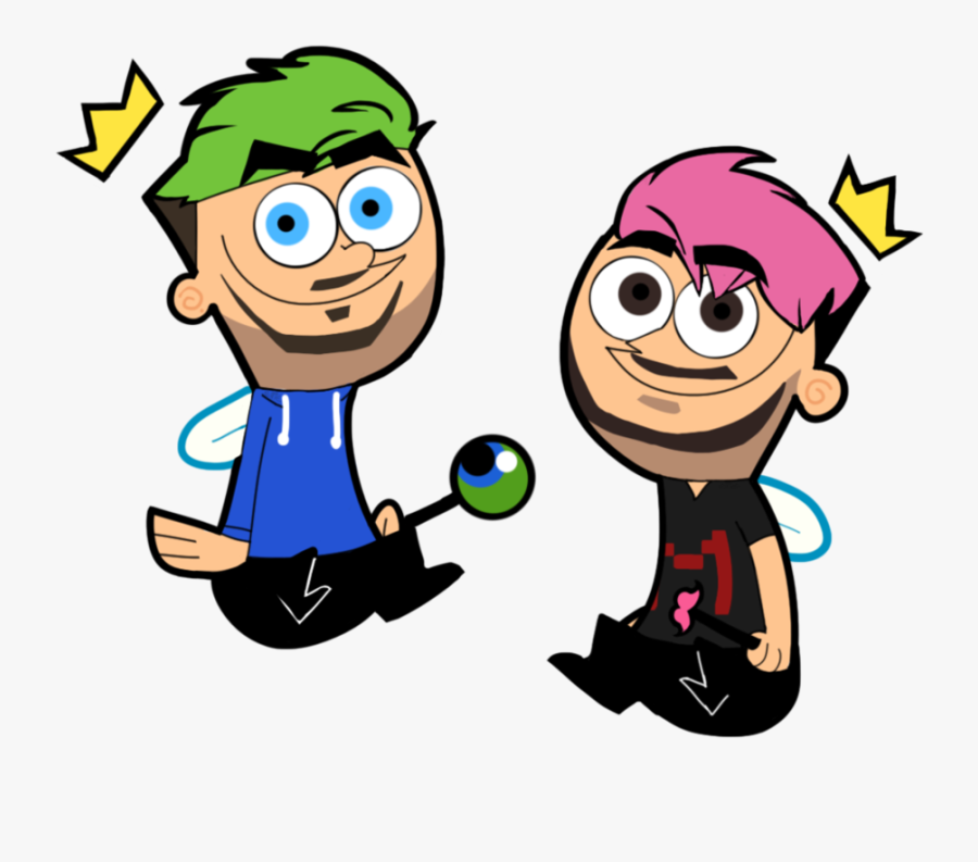 Jacksepticeye And Markiplier - Fairly Odd Parents Eyes, Transparent Clipart
