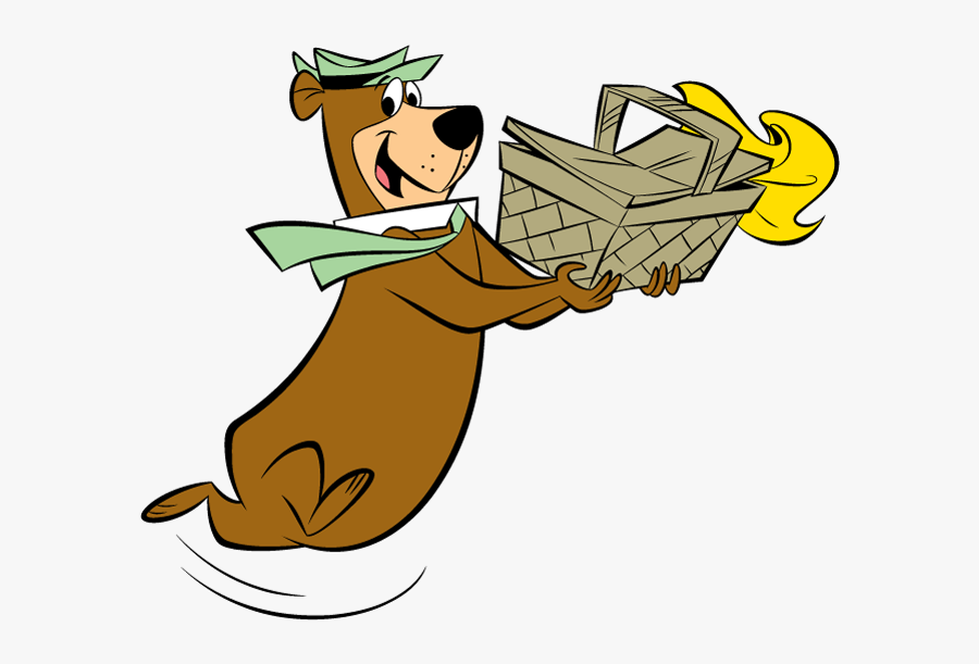 Hops Clipart Potato Sack Race - Yogi Bear Basket, Transparent Clipart