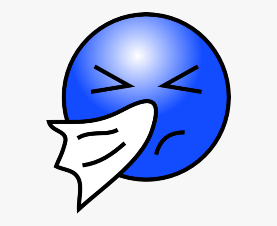 Sneezing Emoticon - Cough Emoji Png, Transparent Clipart