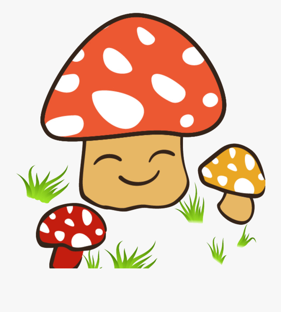 Clip Art Cute Mushrooms - Cute Cartoon Mushroom Png, Transparent Clipart