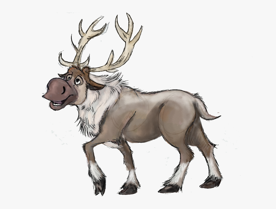 Frozen Sven Png - Sven Frozen Drawing, Transparent Clipart