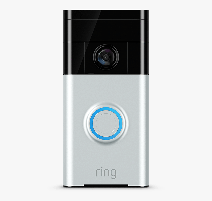 Ring Doorbell Satin Nickel, Transparent Clipart