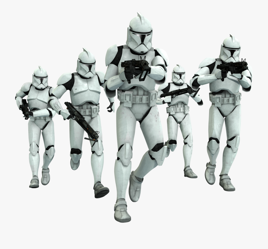 Clone Troopers Phase 1, Transparent Clipart