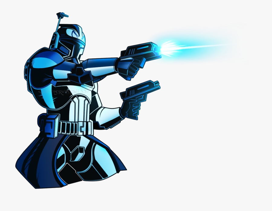 Captain Rex Clone Wars Fa By *ninjakato - Illustration, Transparent Clipart