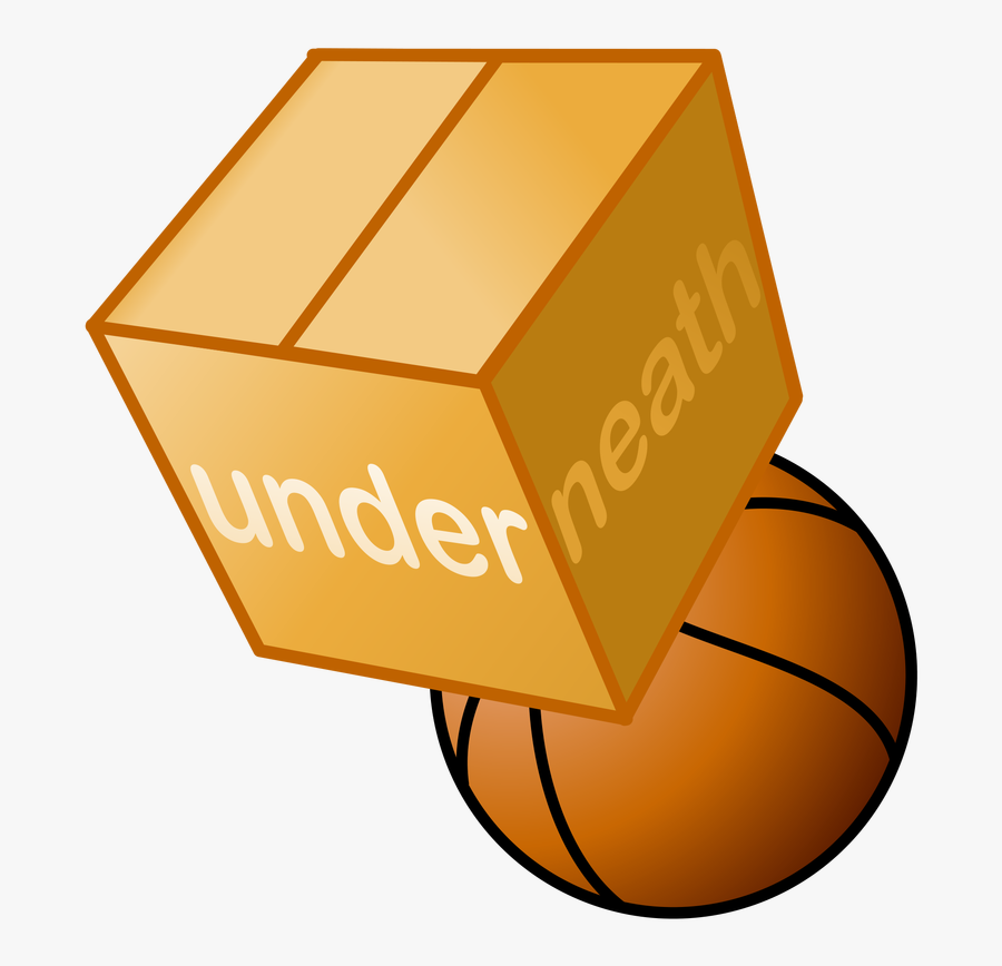 Picture - Prepositions Using In On Under And Above, Transparent Clipart