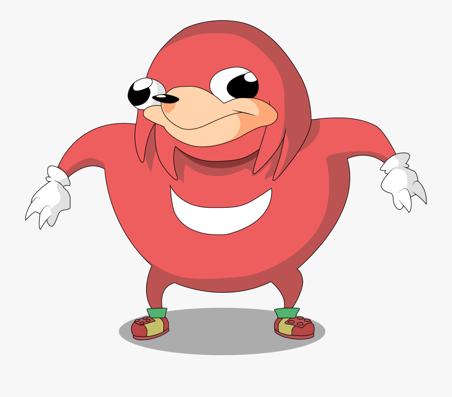 Da Wae - Ugandan Knuckles, Transparent Clipart
