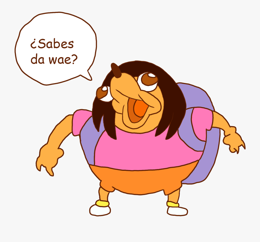 Sabes Da Wae Mammal Cartoon Vertebrate Beak - Big Chungus Ugandan Knuckles, Transparent Clipart