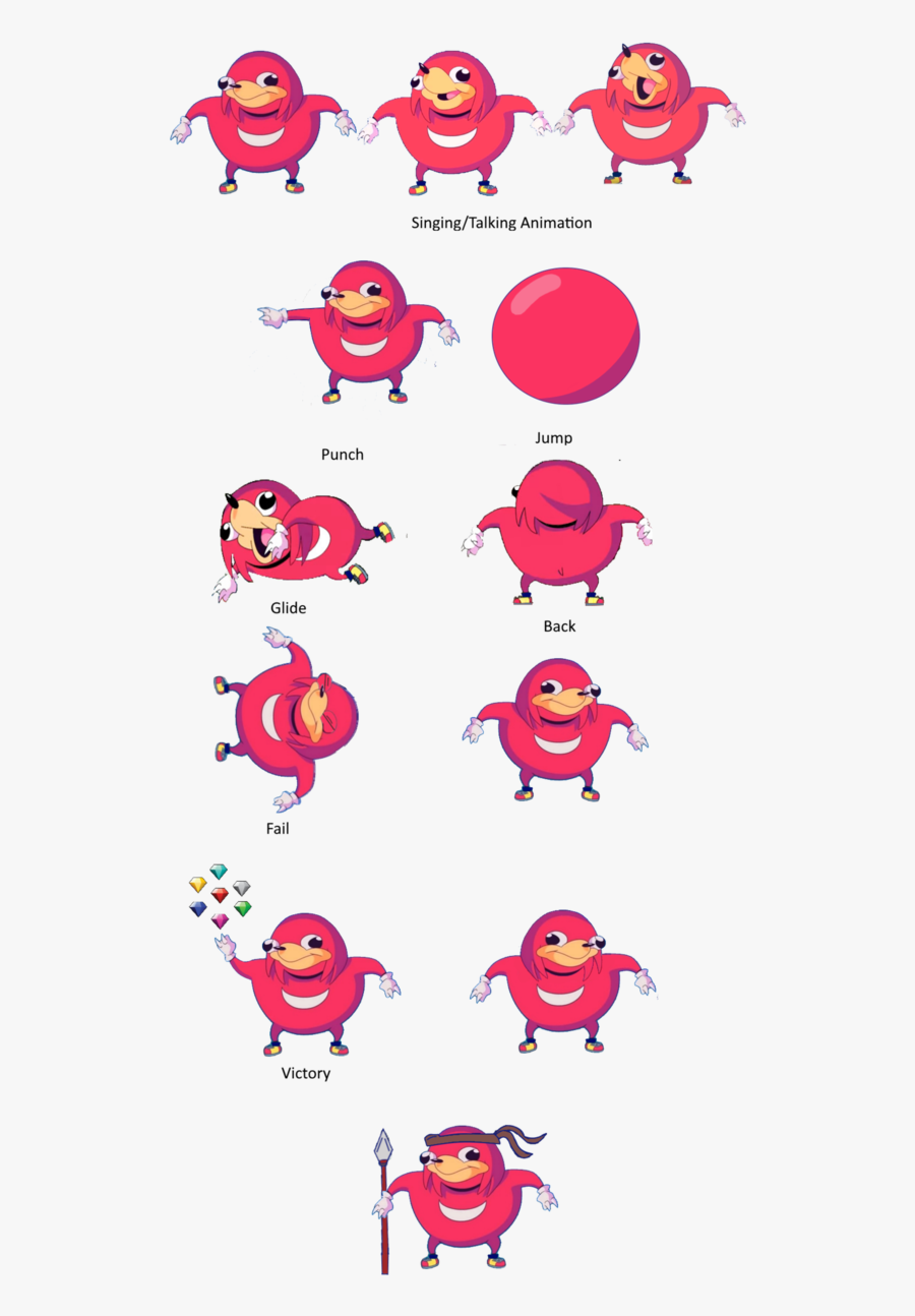 Get Ugandan Knuckles Transparent Png Background