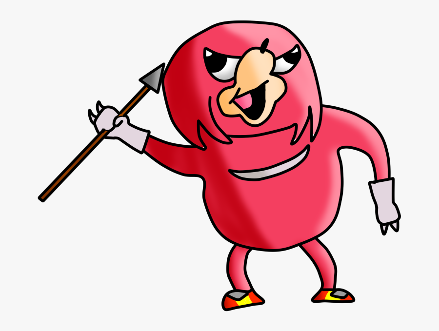 World Of Smash Bros Lawl Wiki - Angry Ugandan Knuckles, Transparent Clipart