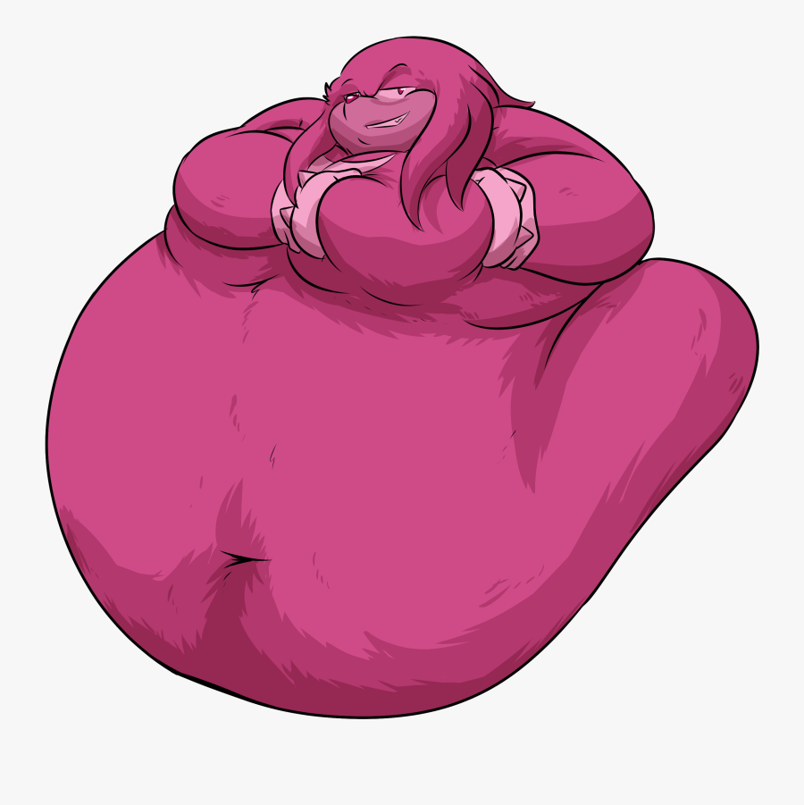 Valentine Knuckles - Fat Knuckles The Echidna, Transparent Clipart