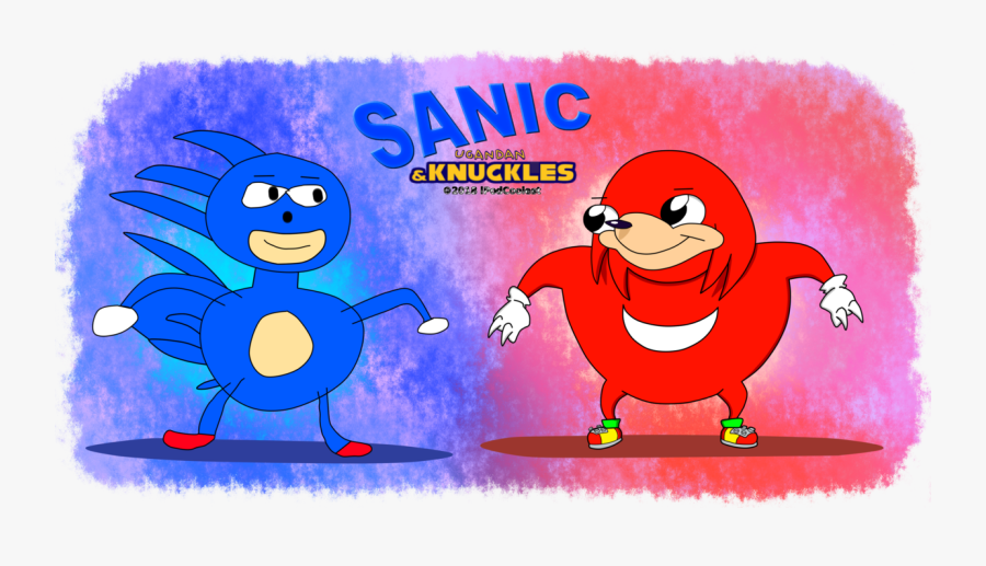 Sanic Ugandan Gknuckles Sonic & Knuckles Knuckles The - Ugandan Knuckles And Sanic, Transparent Clipart