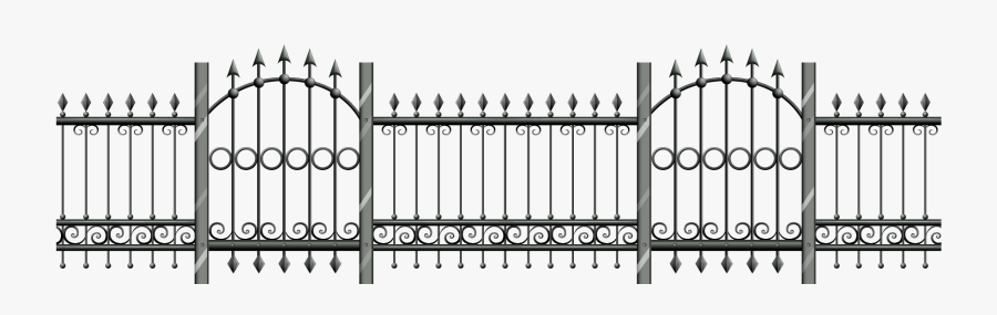 Png Transparent Iron Fence, Transparent Clipart