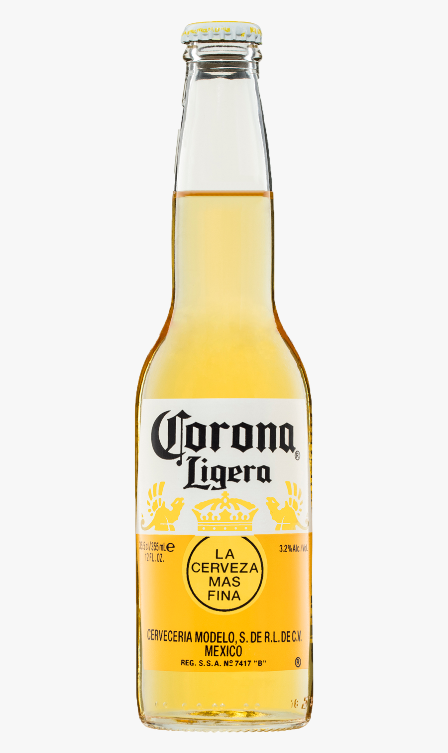 Bottle,drink,glass Bottle,alcoholic Beverage,beer Bottle,liqueur,distilled - Corona Long Neck Png, Transparent Clipart