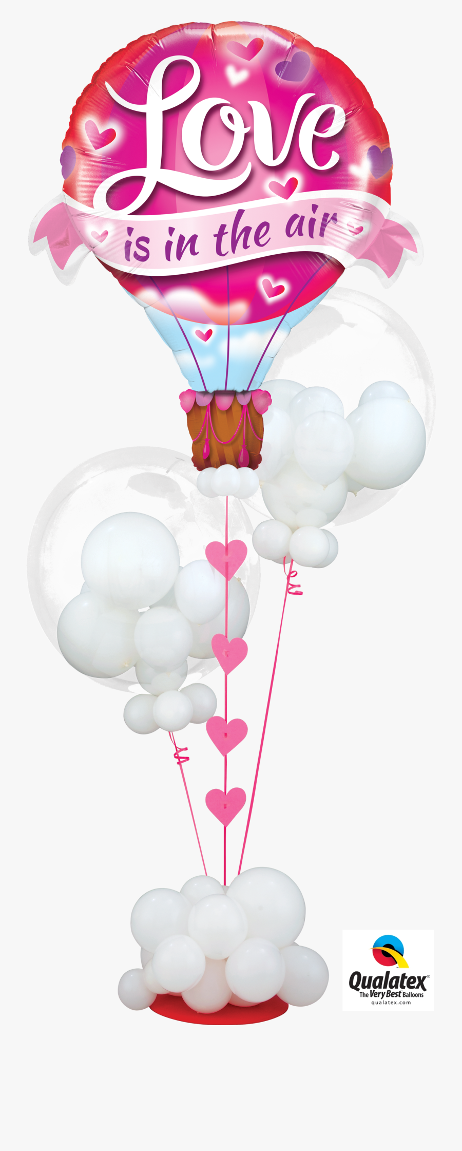 Love Is In The Air Balloon Bouquet 2019 Lr - Balloons, Transparent Clipart