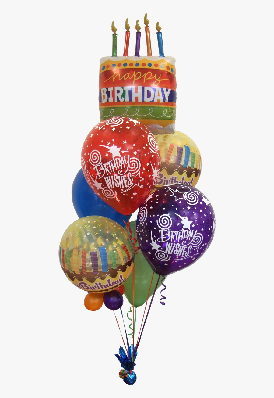 Birthday Images With Balloons Hd, Transparent Clipart