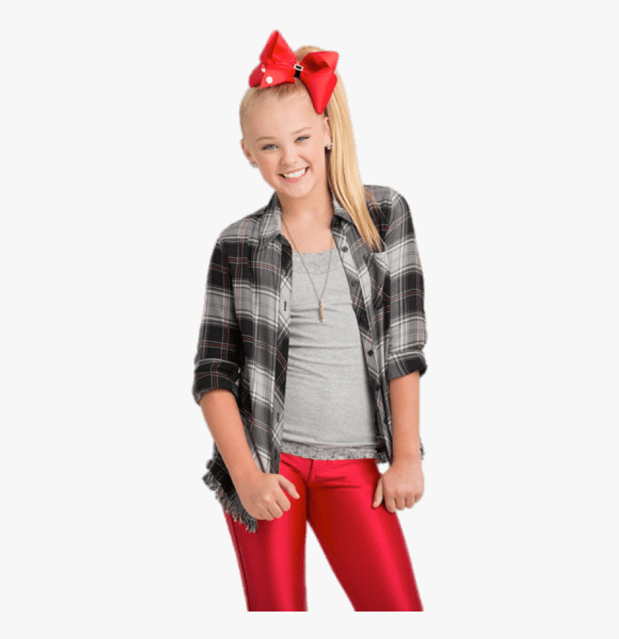 Jojo With Red Bow In Hair"
								 Title="jojo With - Jojo Siwa With Her Bow, Transparent Clipart