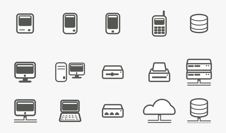 Computer &amp - Free Computer Server Icon, Transparent Clipart