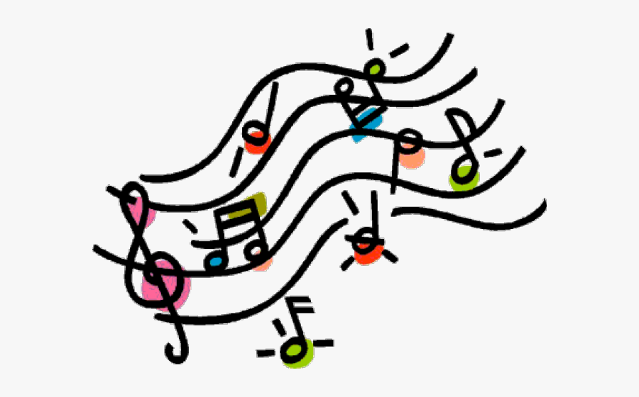 Drawn Music Notes Cartoon - Music Clipart, Transparent Clipart