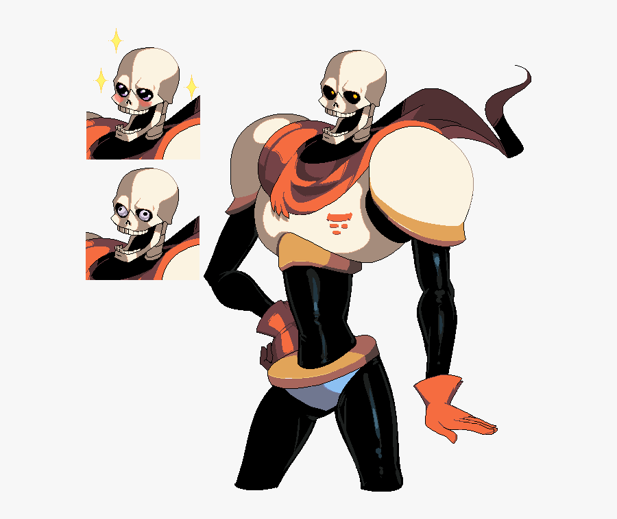 Undertale Fictional Character Cartoon - Papyrus Undertale Kawaii, Transparent Clipart