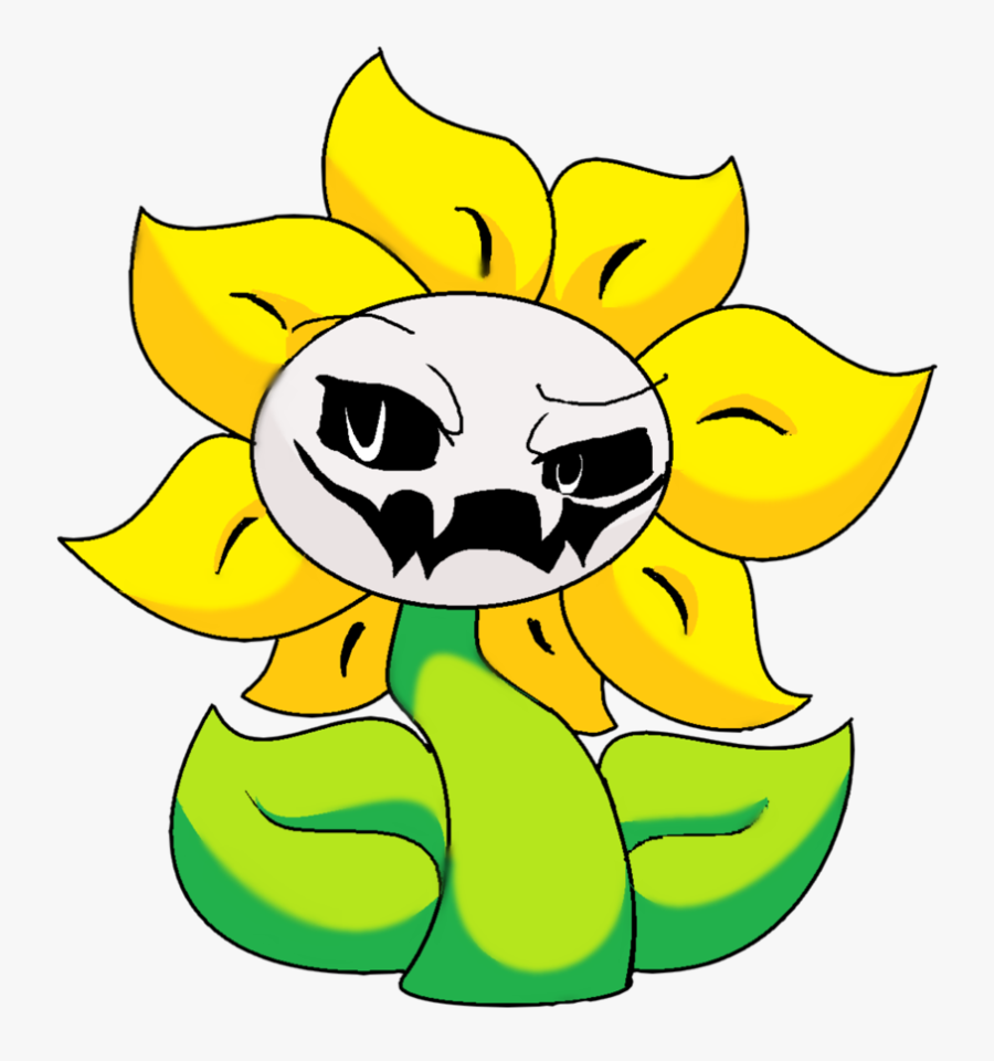 Transparent Flowey Png - Flowey Undertale Png Png, Transparent Clipart
