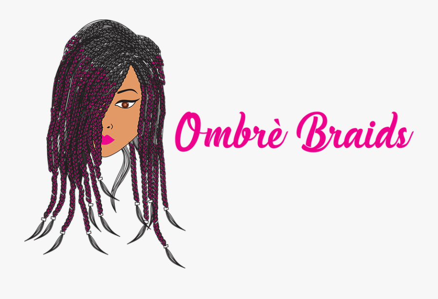 100% Kanekalon Braiding Hair - Girl, Transparent Clipart