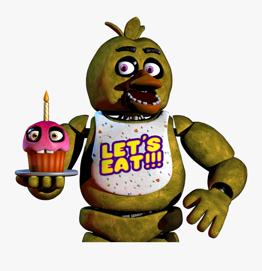 Chica Render Transparent - Fnaf 1 Chica Full Body, Transparent Clipart