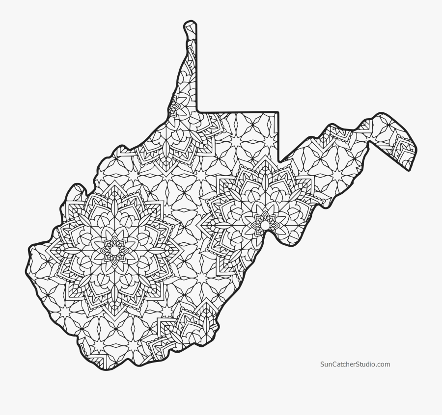 Outline Georgia Coloring Pages, Transparent Clipart