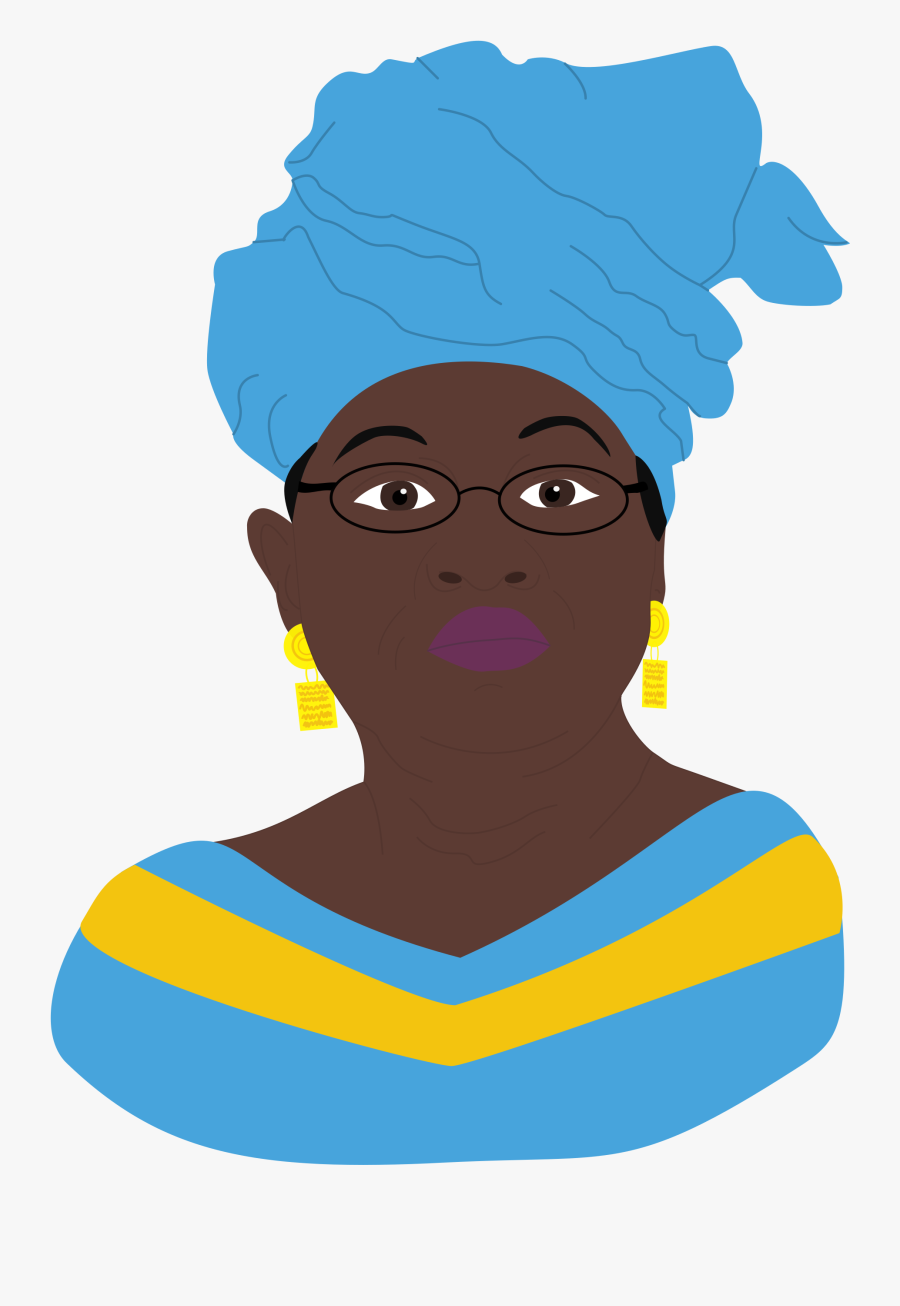 Turban Drawing Woman Afro, Transparent Clipart