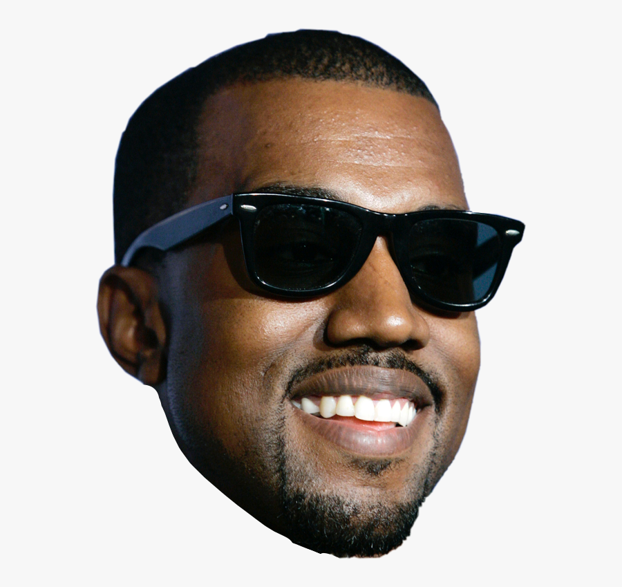 #kanye #west #kanyewest #supreme #yeezy #yeezus #famous - Kanye West Wearing Glasses, Transparent Clipart