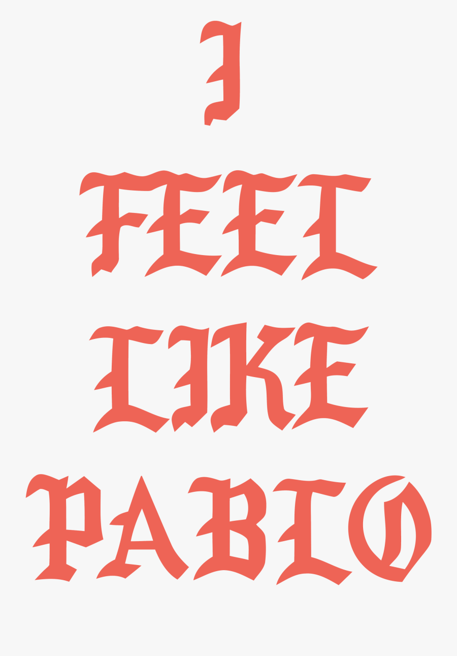 Clip Art Kanye Pablo Font - Life Of Pablo Logo, Transparent Clipart