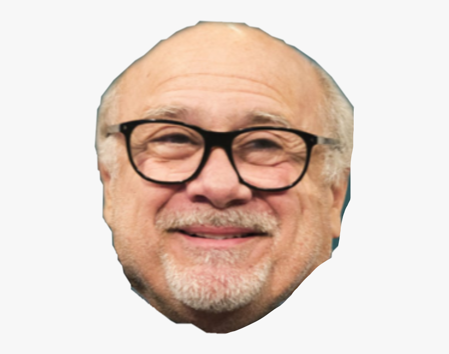 #danny #devito #mustache #beard #glasses #oldman #elderly - Danny Devito, Transparent Clipart