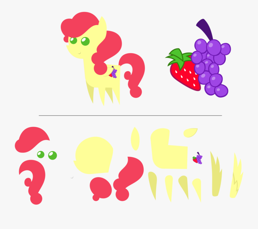 Strawberry Sunrise By Estories - Mlp Strawberry Sunrise Cutie Mark, Transparent Clipart