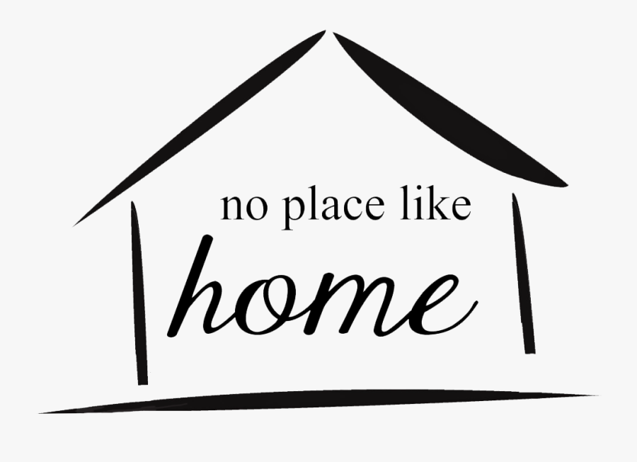 No Place Like Home - Calligraphy, Transparent Clipart