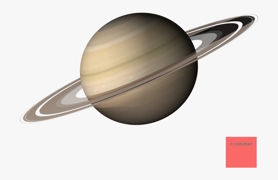 Planets Clipart Transparent Background - Saturn Planet With White Background, Transparent Clipart