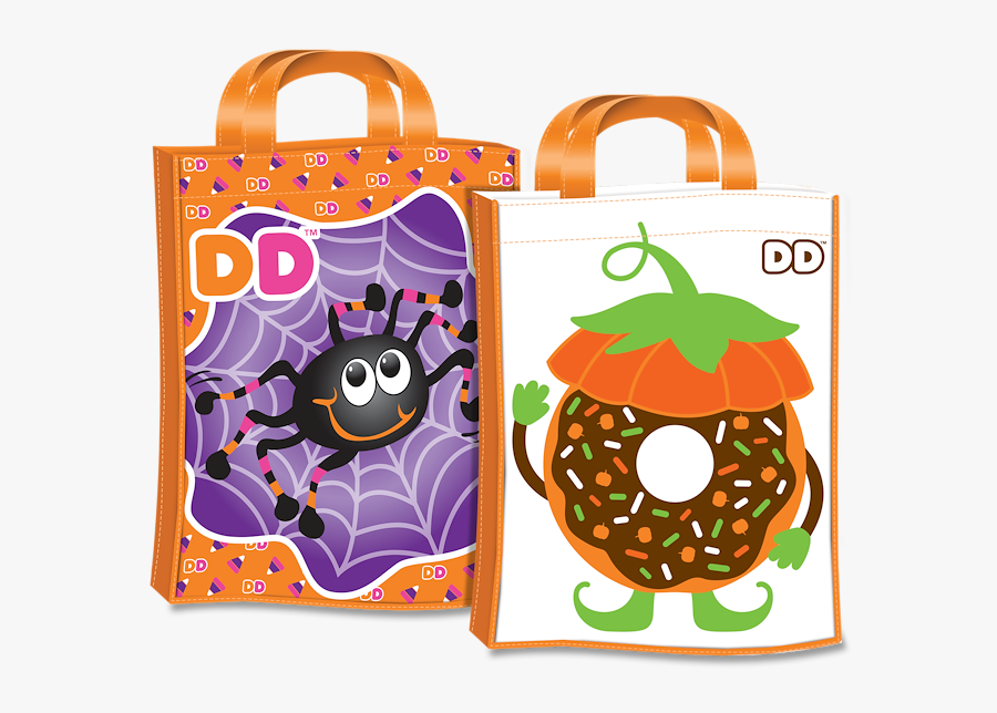 Dunkin Donuts Halloween Bag, Transparent Clipart