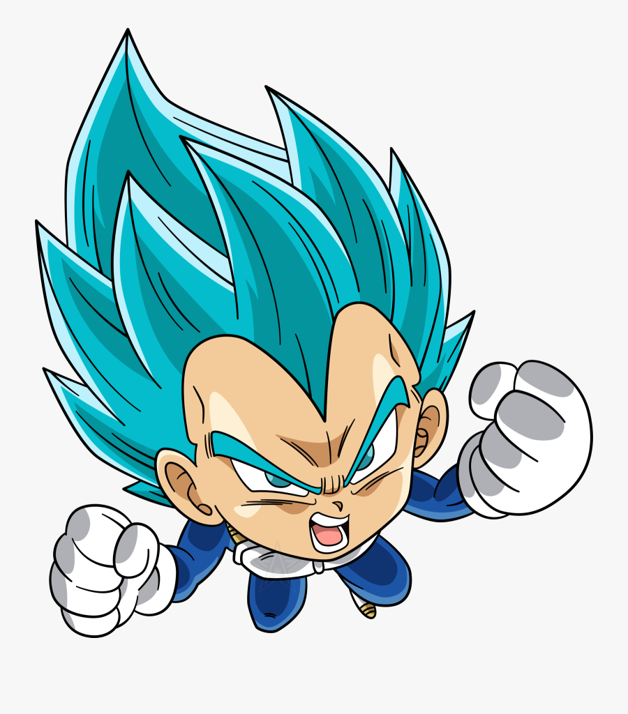 Goku Clipart Anime Chibi - Dragon Ball Super Vegeta Chibi, Transparent Clipart