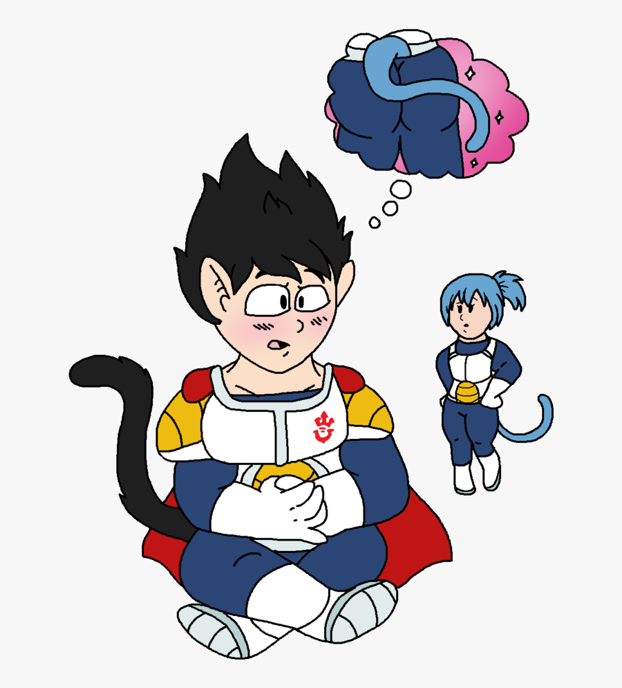 Vegeta S Feeling Buttastic - Cartoon, Transparent Clipart