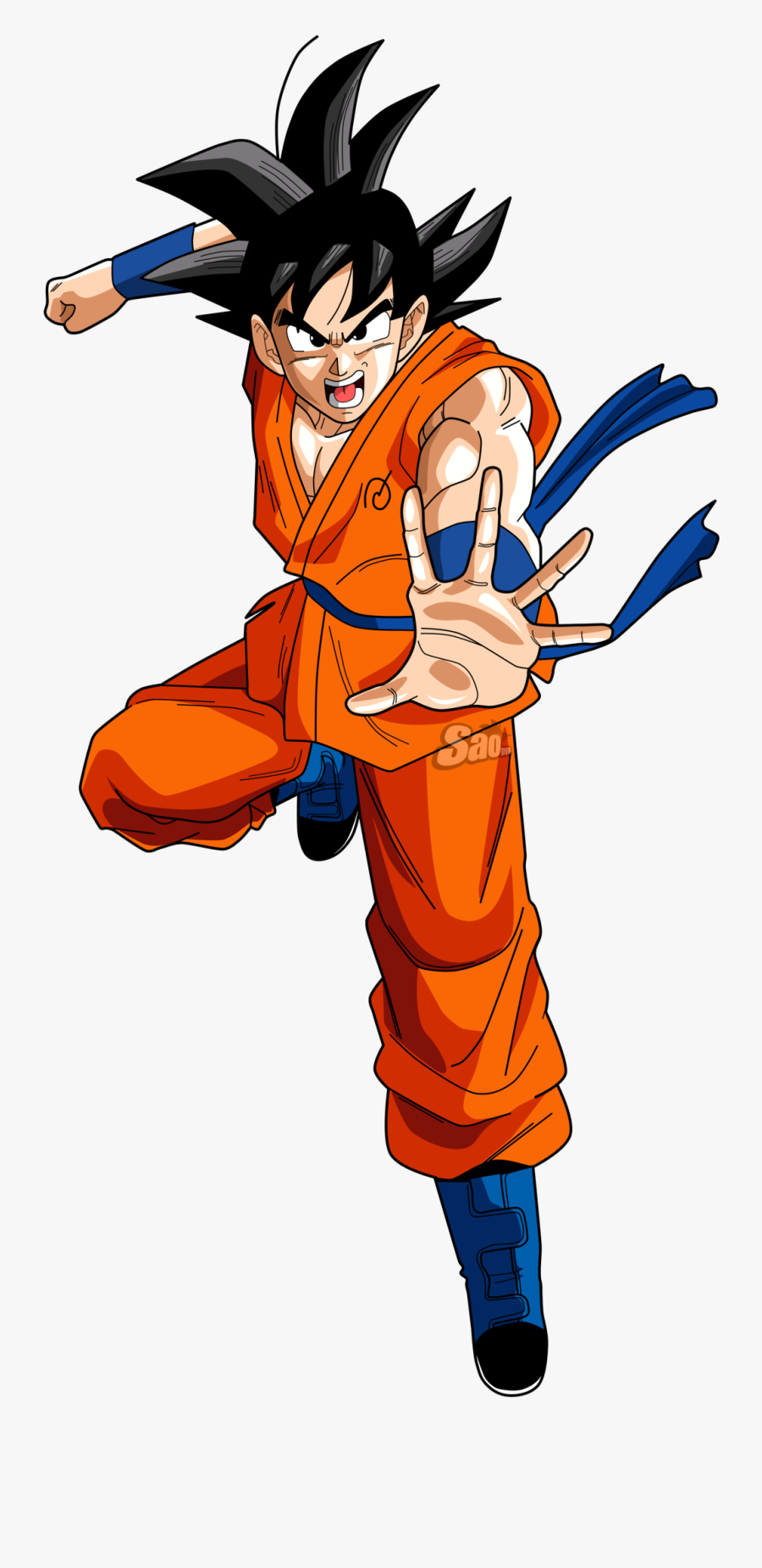 Goku Clipart Wikia - Goku Gohan Goten Trunks E Vegeta, Transparent Clipart