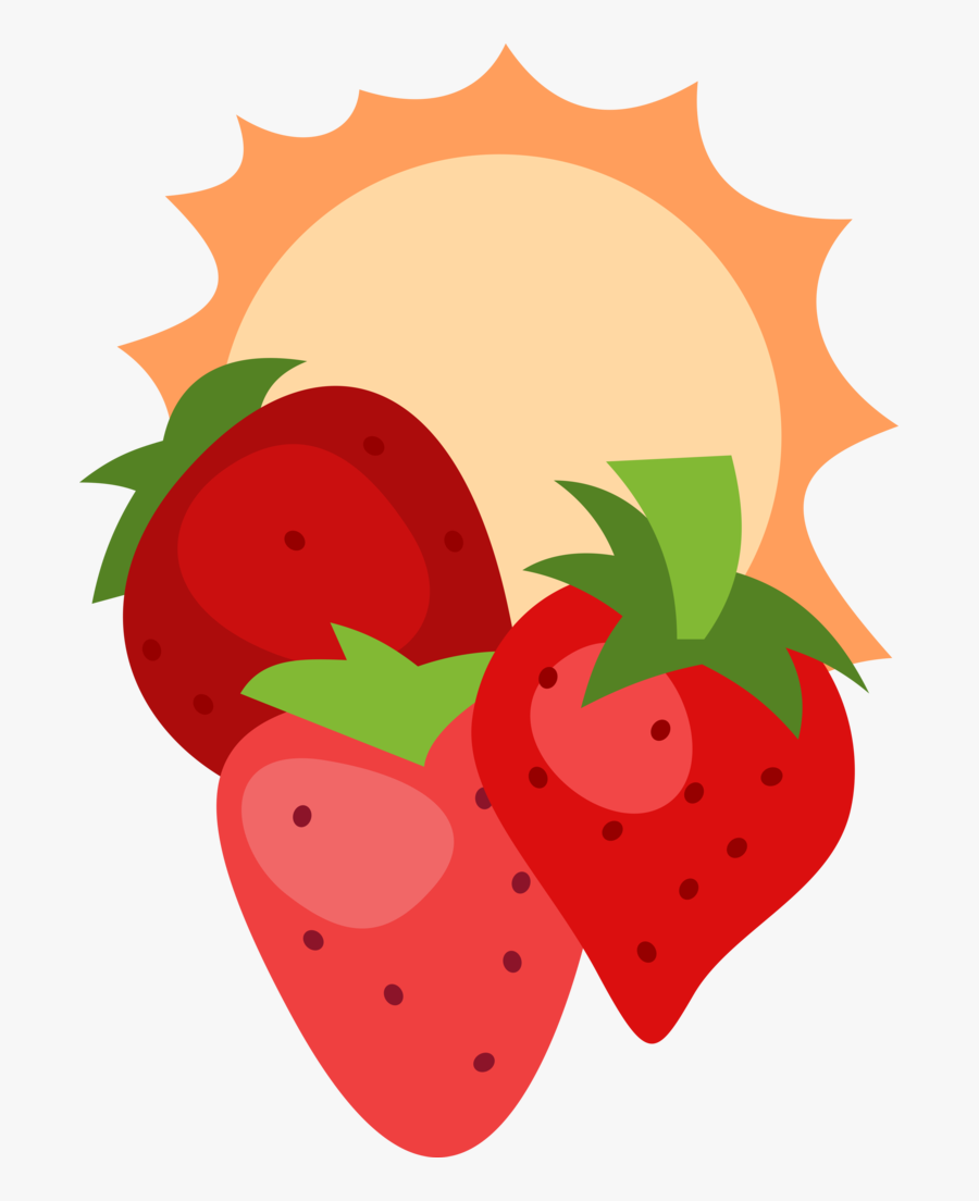 Transparent Strawberry Milkshake Clipart - Mlp Strawberry Cutie Mark, Transparent Clipart