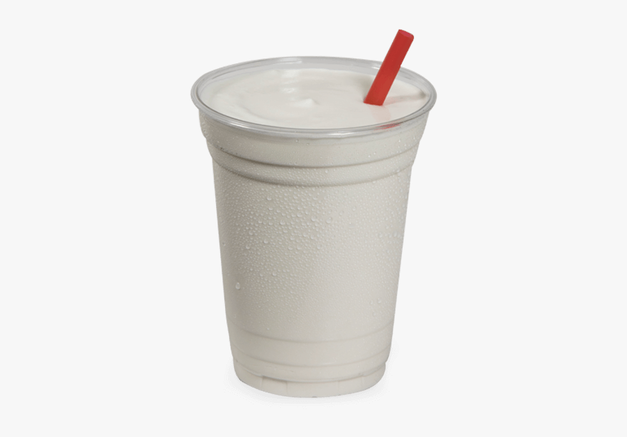 Vanille Thick Shake - Vanilla Milkshake In Plastic Cup, Transparent Clipart