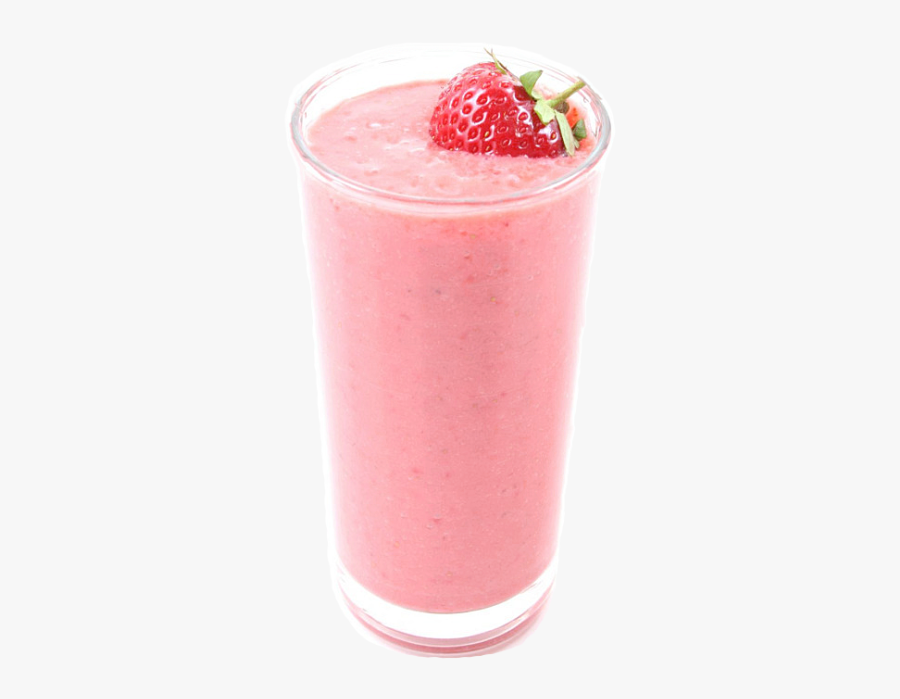 Milkshake Clipart Fruit Shake - Transparent Background Strawberry Smoothie Png, Transparent Clipart