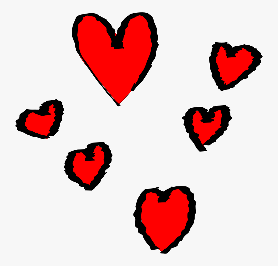 Free Clip Art "heartsplosion - Clip Art, Transparent Clipart