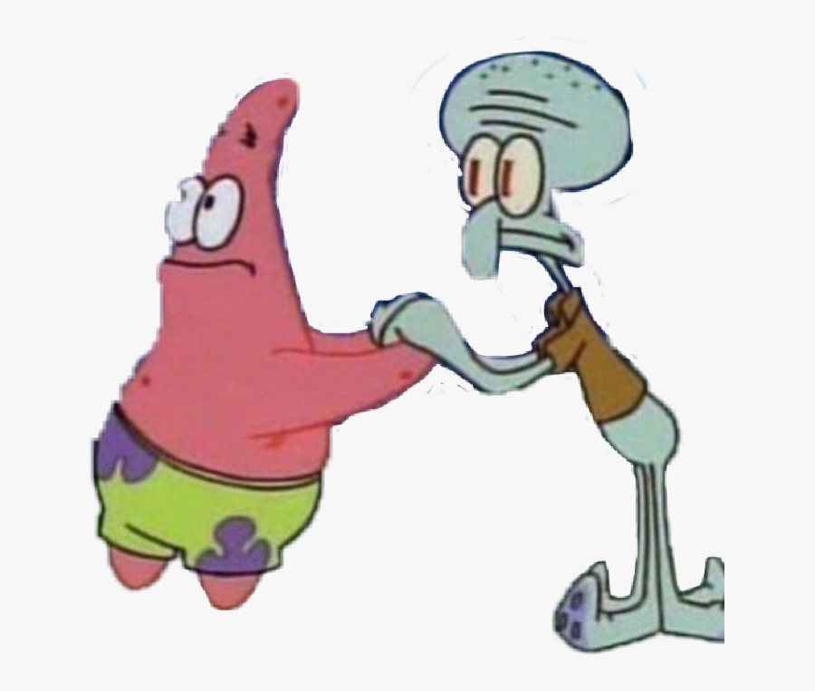 #spongebob #patrick #squidward - Spongebob Patrick And Squidward Png, Transparent Clipart