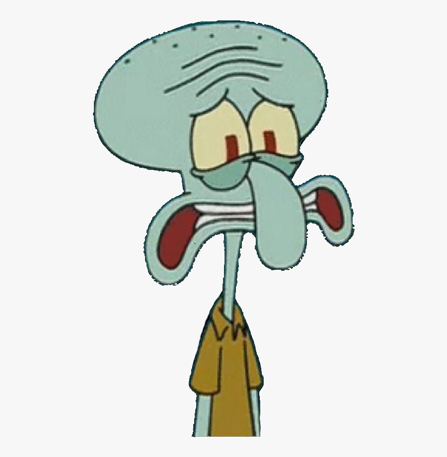 #squidward #squid #spongebob #spongebobsquarepants - Transparent Squidward Clipart, Transparent Clipart